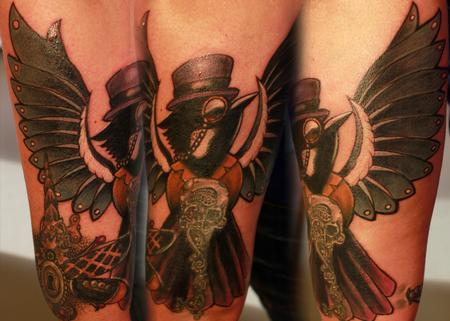 Tattoos - Steampunk Bird - 101704